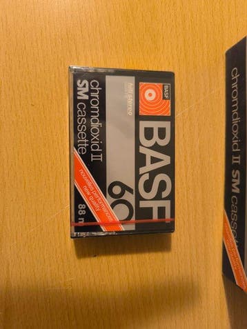 BASF - Chromdioxid II SM cassette 60 Cassette audio vierge -, Audio, Tv en Foto, Nieuw