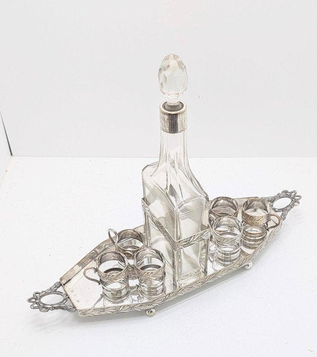 Service de boisson - Plaqué(e) argent, Antiek en Kunst, Kunst | Designobjecten