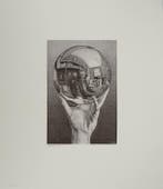 M.C. Escher (1898-1972) - Main avec globe réfléchissant, Antiek en Kunst