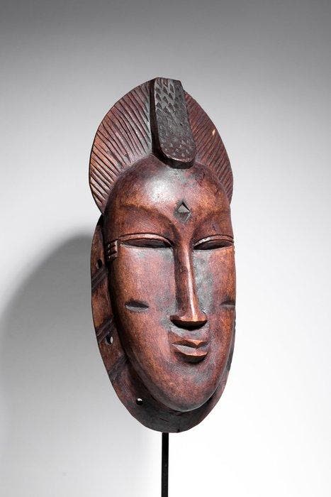 Masker - Baule - Ivoorkust (Zonder minimumprijs), Antiquités & Art, Art | Art non-occidental