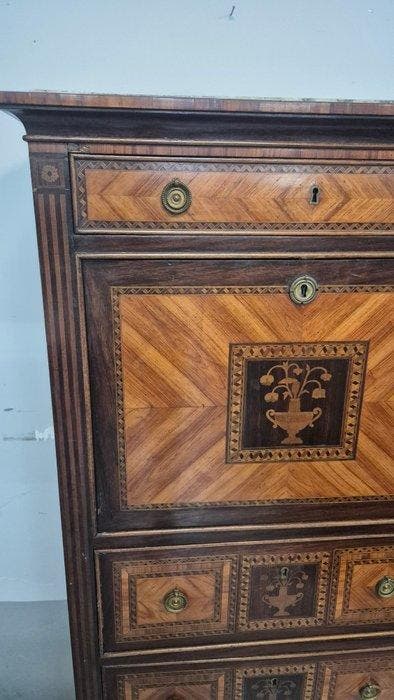 Kabinet - Hout - Hoogte: 144 cm, Antiquités & Art, Antiquités | Autres Antiquités