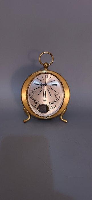 Horloge de bureau musicale - Laiton - 1950-1960