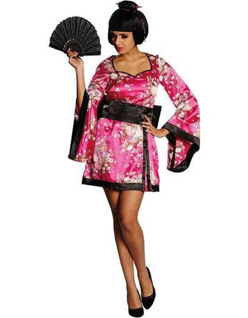 geisha jurk, Ophalen of Verzenden