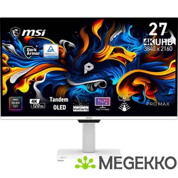 MSI Pro MAX 271UPXW12G computer monitor 67,3 cm (26.5 ) 3840, Verzenden