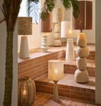 2dekans | Light & Living Tafellamp Marree - Papier Maché -, Ophalen of Verzenden, Nieuw