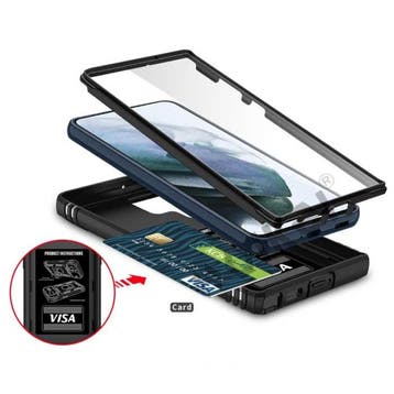 Samsung Galaxy S22 Plus - Armor Kaarthouder Hoesje met, Verzenden