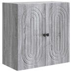 vidaXL Wandkast Grijs Sonoma 59 x 31 x 60 cm Bewerkt hout, Verzenden