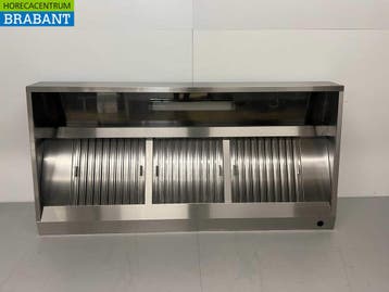 HCB RVS Afzuigkap Dampkap met lamellen filters Premium-line, Ophalen of Verzenden