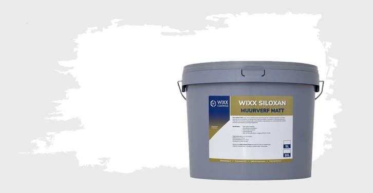 Wixx Siloxan Buitenlatex Matt Wit 10L, Bricolage & Construction, Peinture, Vernis & Laque, Envoi