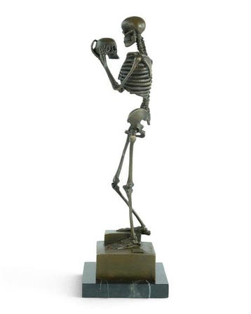Carl Kauba (1865-1922) - after - sculptuur, Death