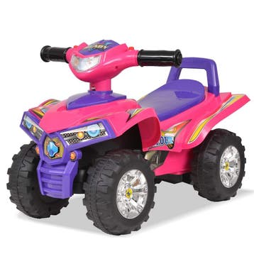 vidaXL Loopquad met licht en geluid roze en paars, Verzenden