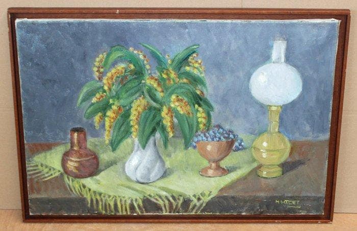 Mercedes Malet Travy (1918-2014) - NO RESERVE - Armonía, Antiek en Kunst, Kunst | Schilderijen | Klassiek