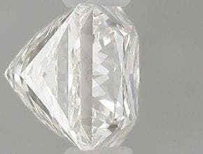 1 pcs Diamant (Natuurlijk) - 0.70 ct - Rechthoek - K - VS1 -