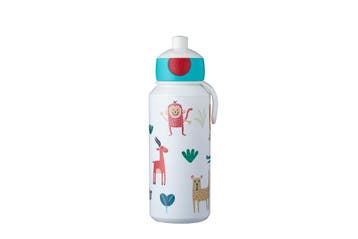 Mepal Drinkfles Pop-Up Campus 400ml Animal Friends, Verzenden, Nieuw
