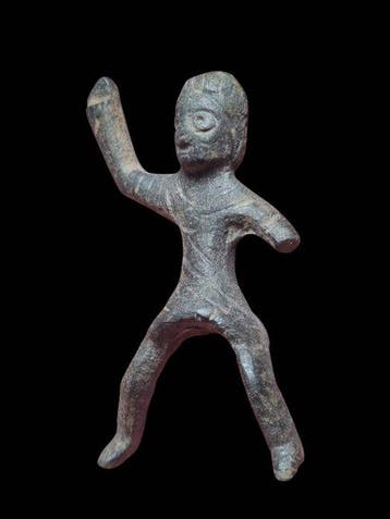 Oud-Grieks Brons Thracian Rider Figure (Zonder minimumprijs)