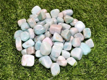 5 kg Natuurlijke Aqua Amazoniet Kristal Geslepen Kiezeltjes