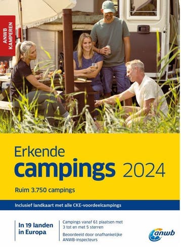 Erkende Campings 2024 / ANWB Campinggids 9789018053307 ANWB, Verzenden, ANWB