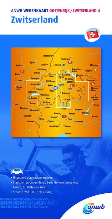 ANWB Wegenkaart Zwitserland 9789018042820 ANWB, Verzenden, ANWB