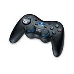 PS2 Controller Logitech Wireless Zwart/Blauw, Games en Spelcomputers, Spelcomputers | Sony PlayStation 2, Ophalen of Verzenden