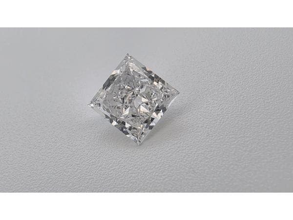 Veiling - Diamant princess 1.00 crt ( IGI gecertificeerd ), Handtassen en Accessoires, Edelstenen