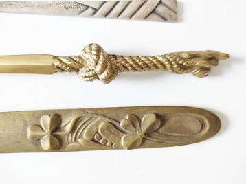 Briefopener (5) - Brons, metaal