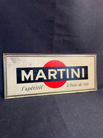 Martini - Reclamebord - Metaal