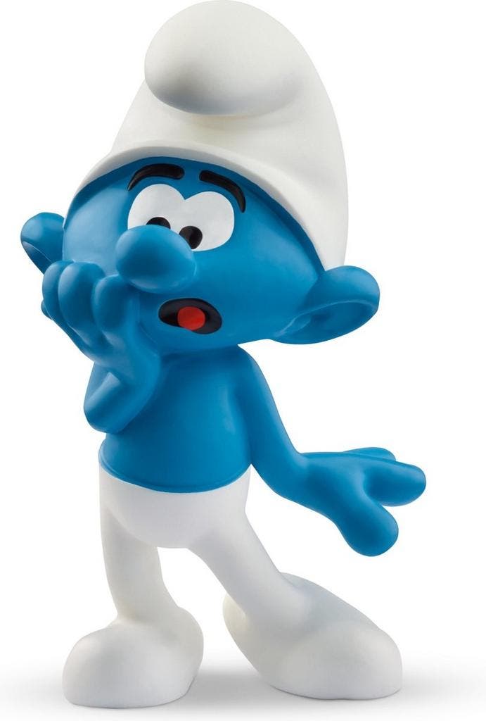 De Smurfen PVC Beeldje Bange Smurf 6 cm, Collections, Personnages de BD, Enlèvement ou Envoi