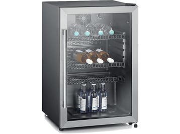 Severin -  Flessen Koelkast C  - Zwart, Zonder vriesvak, Minder dan 85 cm, Verzenden, Nieuw