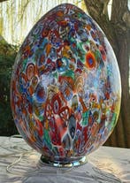Murano - Tafellamp - Ei met murrine-millefiori - Muranoglas