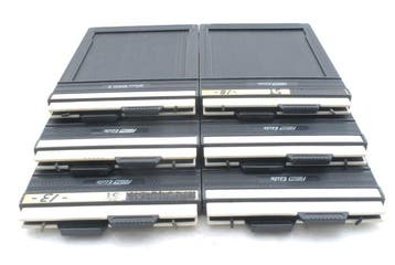 Fidelity Elite 5 , LIsco Regal II 1 , total 6set 4x5 Cut