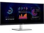 Dell P3424WE - Curved QHD Ultrawide Monitor - USB-C 90W -, Computers en Software, Verzenden, Zo goed als nieuw, Dell