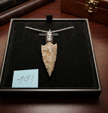 Musteriense Silex Arrowhead (Sans prix de réserve)