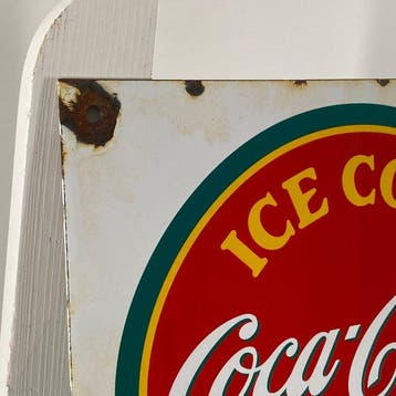 Coca-Cola - Emaille bord - 38x25cm - Gemaakt van dik stalen