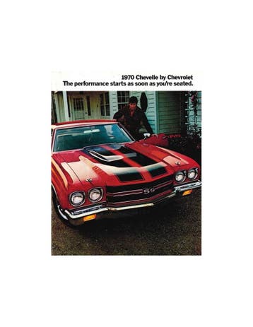 1970 CHEVROLET CHEVELLE BROCHURE ENGELS (USA), Nieuw