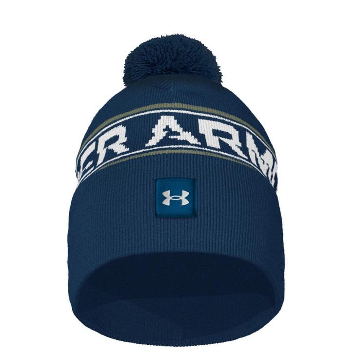 Under Armour MenS Halftime Pom Beanie-Blu OSFM, Kleding | Heren, Hoeden en Petten, Nieuw, Ophalen of Verzenden