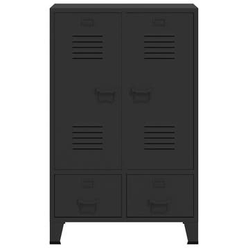 vidaXL Kledingkast industriële stijl 67x35x107 cm metaal, Verzenden, Nieuw