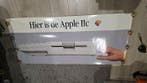 Rare Original Apple IIc ‘Rainbow Logo’ Banner - Dutch Market, Nieuw