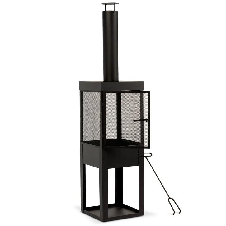 MaxxGarden Tuinhaard Napoli - 40 x 195 cm - Zwart, Tuin en Terras, Tuinhaarden, Nieuw, Ophalen of Verzenden