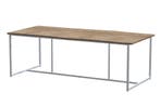 4 Seasons Outdoor Quatro tafel frost grey met Robusto teak, Jardin & Terrasse