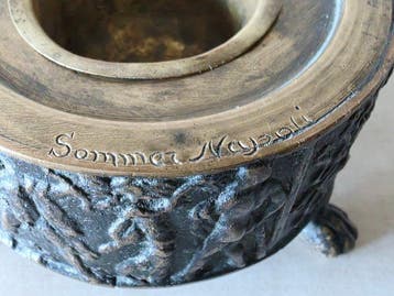 Grand Tour – naczynie gabinetowe z reliefem pompejaskim –