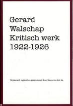 Kritisch werk 1922-1926 / Literaire tekstedities en, Verzenden, Zo goed als nieuw, M. van der Aa