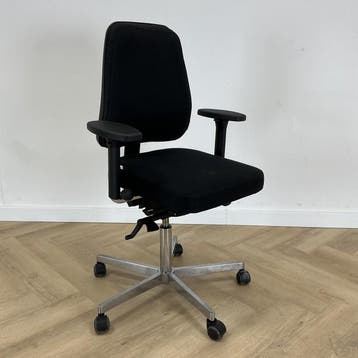 Temperatio ergo  bureaustoel, maatwerkstoel zwart, Ergonomisch, Gebruikt, Zwart, Bureaustoel