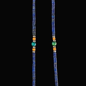 Het oude Egypte, Grieks-Romeinse periode Ketting met lapis