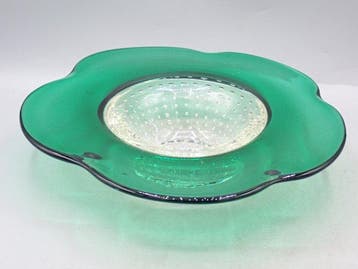 Possibly Leerdam - Kom - Spijkerglas - Glas, Antiek en Kunst, Antiek | Glaswerk en Kristal