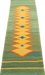 Handgeweven designer Kelim - verzamelobject - Kelim - 185 cm