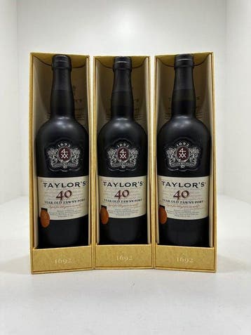 Taylor’s - 40 years old Tawny - Porto - 3 Bouteilles (0,75, Nieuw