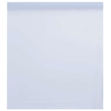 vidaXL Raamfolie statisch mat wit 60x1000 cm PVC, Verzenden, Nieuw