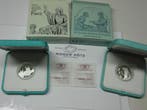 Vatikan 5 en 10 Euro zilver 2013 Weltfriedenstag zilver P..., Postzegels en Munten, Munten | Europa | Euromunten, Verzenden, België