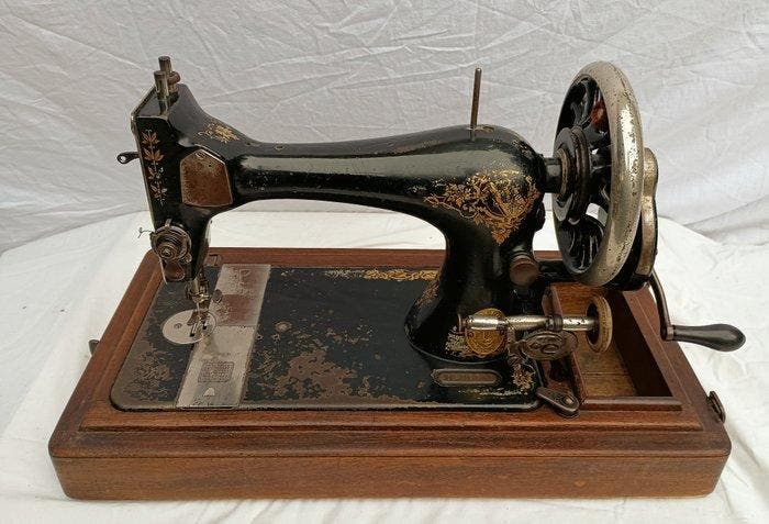 Singer 28K (1905) Naaimachine - (werkende staat) - Hout,, Antiquités & Art, Art | Objets design