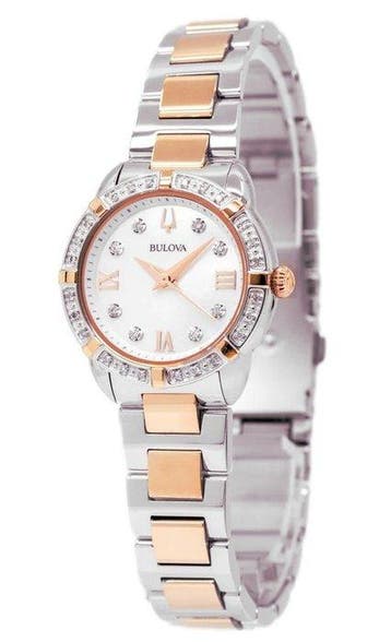 Bulova - NO RESERVE PRICE - Classic Elegance Lady Diamond